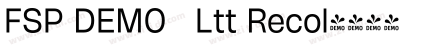 FSP DEMO   Ltt Recol字体转换